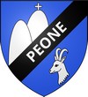 Blason de Péone