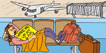 Dormir dans les aéroports!
