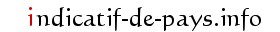 Indicatifs T&eacute;l&eacute;phoniques Internationaux