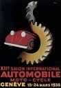 ancienne affiche salon de Gen&egrave;ve