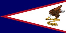 Drapeau des Samoa am&eacute;ricaines