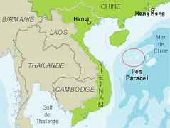 Carte des &icirc;les Paracels