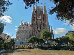 Sagrada Fam&iacute;lia &agrave; Barcelone