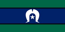 Drapeau des &Icirc;les du D&eacute;troit de Torr&egrave;s
