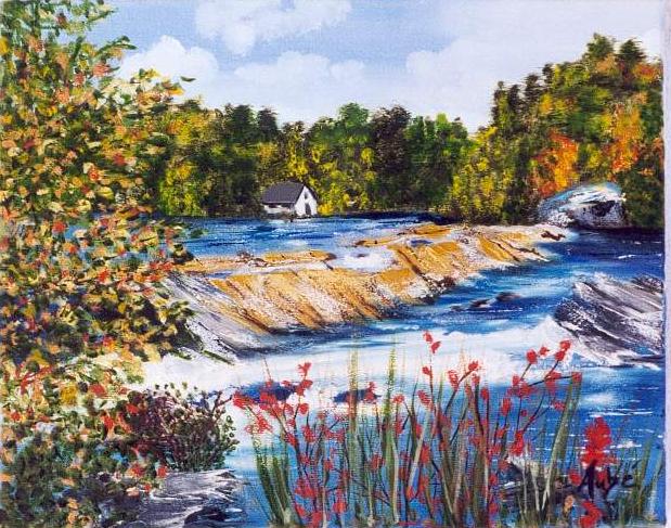 Beaut&eacute; Nature Huile sur toile/Oil on canvas 8�x 10� 20,cm x 25,cm 90.$can