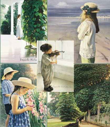 Elle peint surtout I'univers des femmes et des enfants. Chacune de ses toiles traduit des �motions rares et nous permet un regard unique sur la vie int�rieure. Dipl�m�e en Arts visuels de l'Universit� Laval, son travail en studio s'est souvent accompagn� de stages d'�tudes, notamment � l'Universit� d'Oxford en Grande-Bretagne. Entrez et Bienvenue