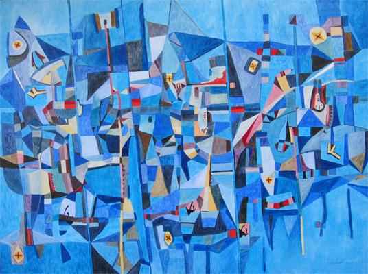 peinture abstraite contemporaine a l'huile - art abstrait