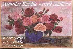 Micheline Bazeille, Artiste &eacute;mailleur