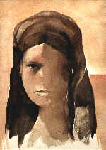 "M&eacute;lancolie", 40x50, aquarelle