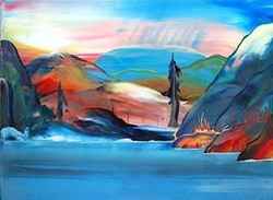 Peinture de Ren&eacute; Gagnon