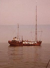 Le MI Amigo, bateau de Radio Caroline
